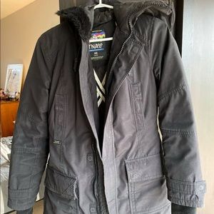 TNA Winter long skit coat